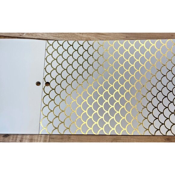 White & Gold Foil Cardstock Pad 6" X 8" 20 Sheets DCWV Stack For Crafting & Scra - Picture 2 of 6